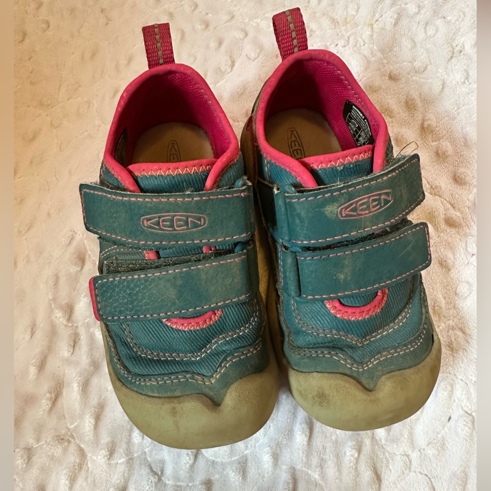 Keen Kids Sneakers - Teal and Pink